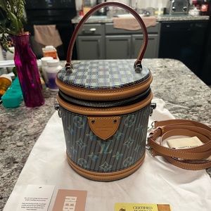 RARE, SOLD OUT Authentic Louis Vuitton Blue Monogram Cannes